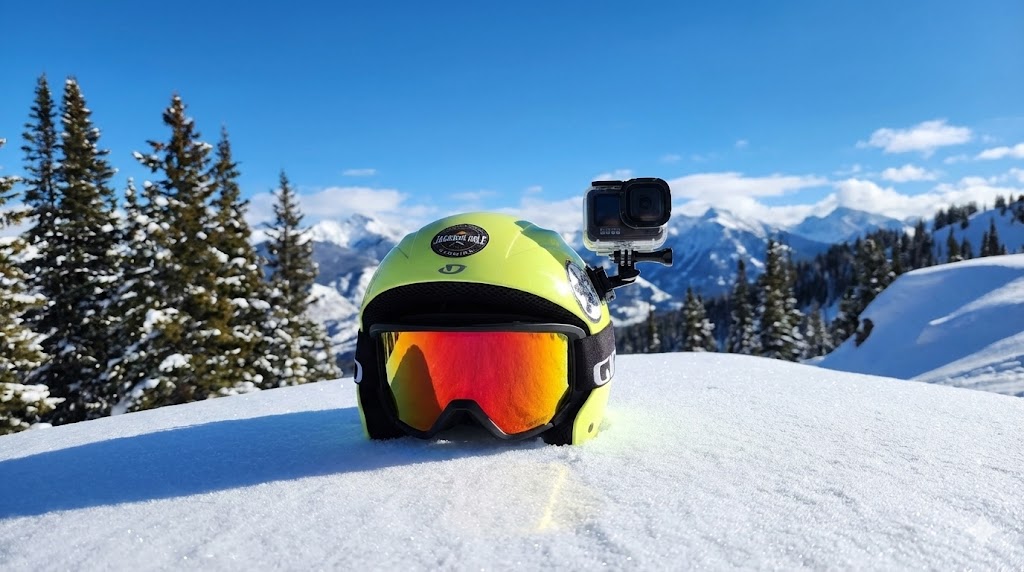 Is GoPro Worth It for Skiing — GoPro mounted on a ski helmet