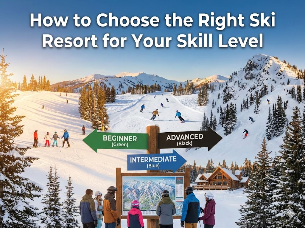 How to Choose the Right Ski Resort for Your Skill Level — trail maps, terrain distribution, and planning