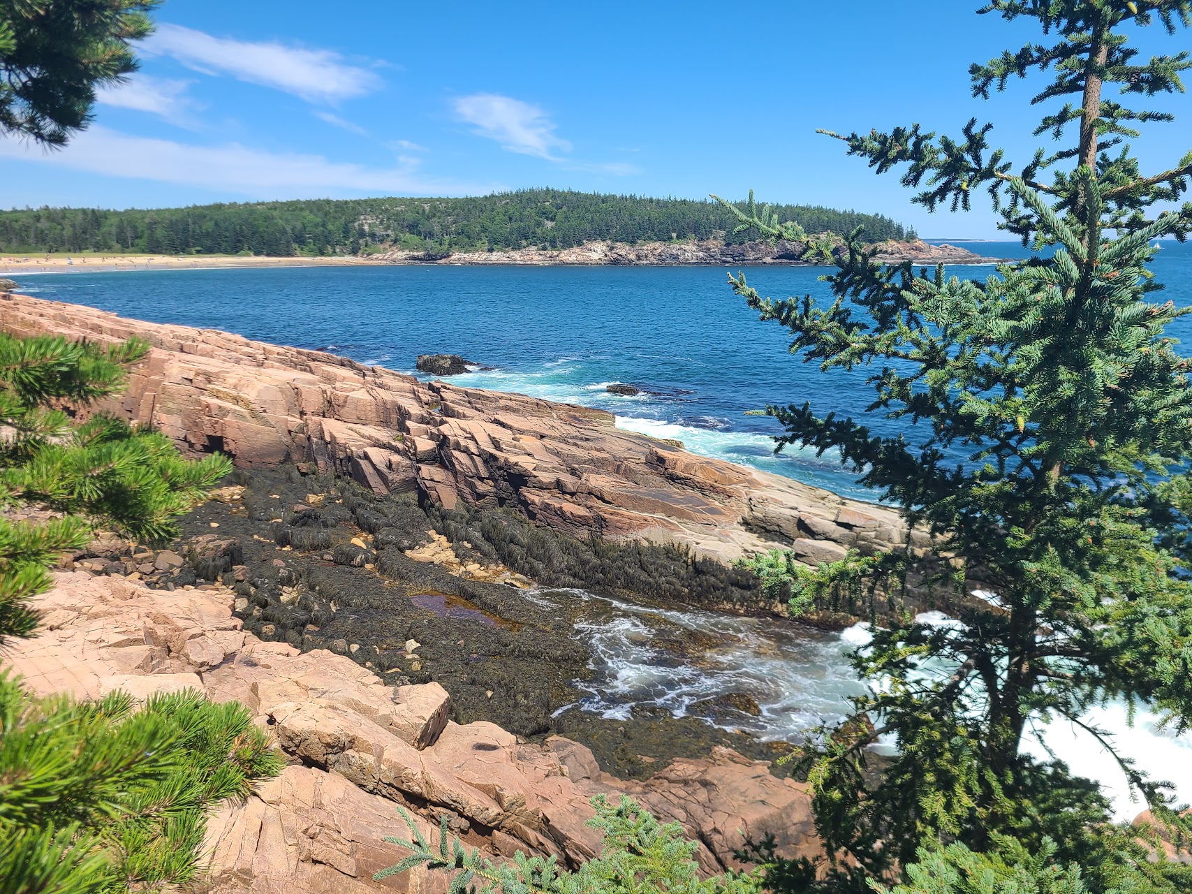 Acadia National Park coastline and granite peaks